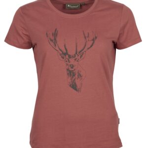 PINEWOOD - Red Deer T-shirt, Rusty Pink