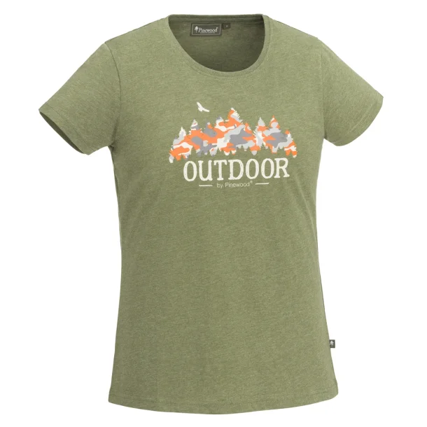 PINEWOOD - T-shirt Forest - Leaf melange