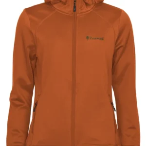 Finnveden Hoodie er lavet af et power fleece materiale, som gør den blød, varm og behagelig. Fleece´en har tommelfingerhuller, justerbar hætte, gennemgående lynlås og frontlommer med lynlås. Det er nemt at justere i bunden for en god pasform. Tag den med på din skovudflugt, på gåturen, på jagt eller brug den som hyggebeklædning derhjemme. • 4-vejs stræk • Power fleece • Børstet indvendigt • Justerbar bund • Justerbar hætte • Praktiske frontlommer med lynlås • Tommelfingerhuller Materiale: 92% genanvendt polyester, 8% elastan PINEWOOD - FINNVEDEN HOODIE - Burned Orange