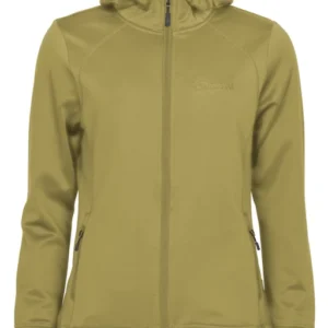 Finnveden Hoodie er lavet af et power fleece materiale, som gør den blød, varm og behagelig. Fleece´en har tommelfingerhuller, justerbar hætte, gennemgående lynlås og frontlommer med lynlås. Det er nemt at justere i bunden for en god pasform. Tag den med på din skovudflugt, på gåturen, på jagt eller brug den som hyggebeklædning derhjemme. • 4-vejs stræk • Power fleece • Børstet indvendigt • Justerbar bund • Justerbar hætte • Praktiske frontlommer med lynlås • Tommelfingerhuller Materiale: 92% genanvendt polyester, 8% elastan PINEWOOD - FINNVEDEN HOODIE - Golden Hay