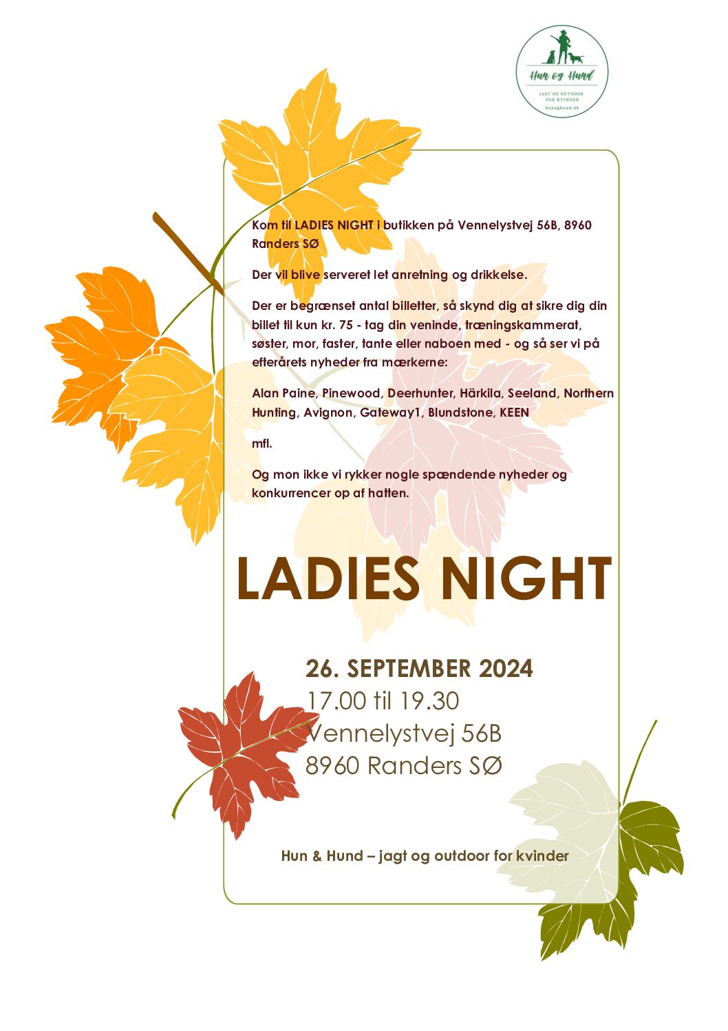 Kom til LADIES NIGHT i butikken paa Vennelystvej 56B 1 pdf